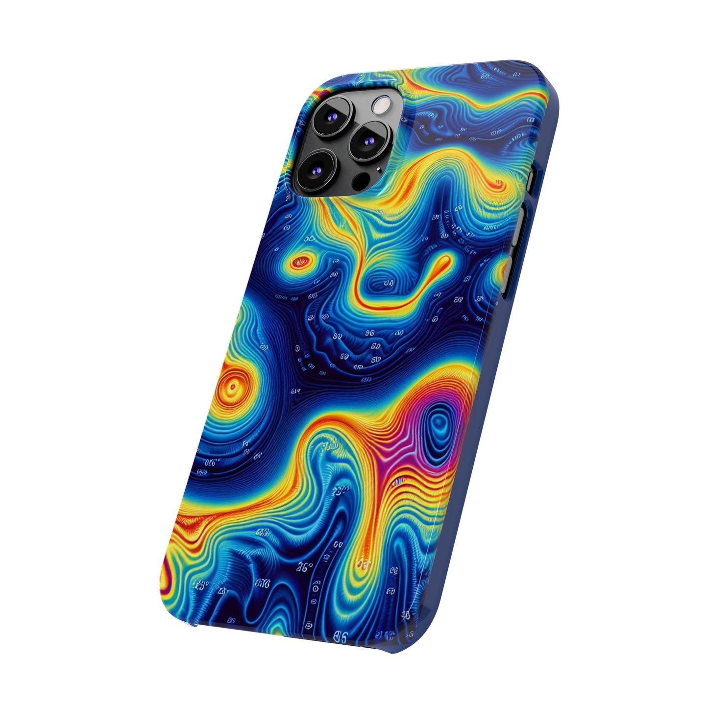 Thermal islands Phone Case - Colorful Geometric Design for Art Lovers