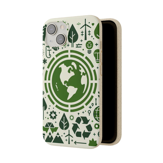 Eco-Friendly Biodegradable Phone Case - Earth & Nature Design