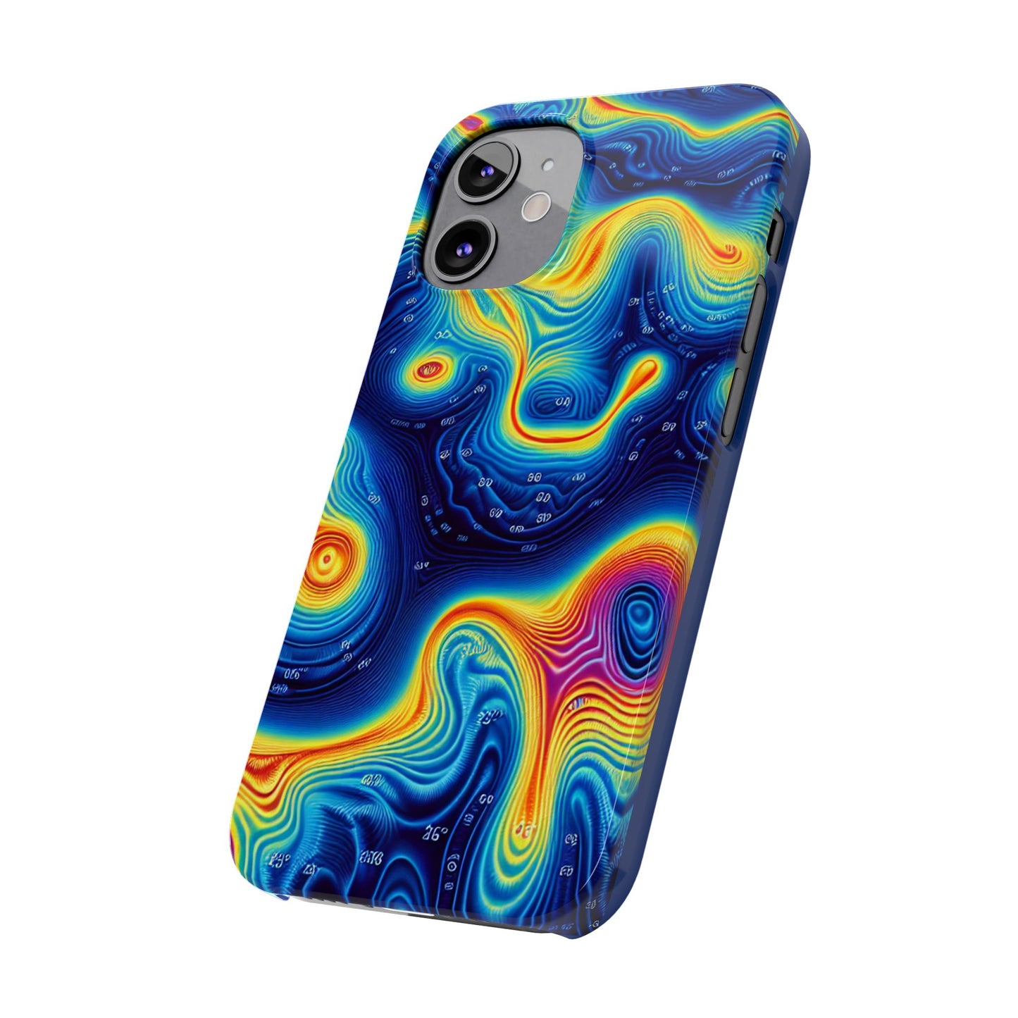 Thermal islands Phone Case - Colorful Geometric Design for Art Lovers