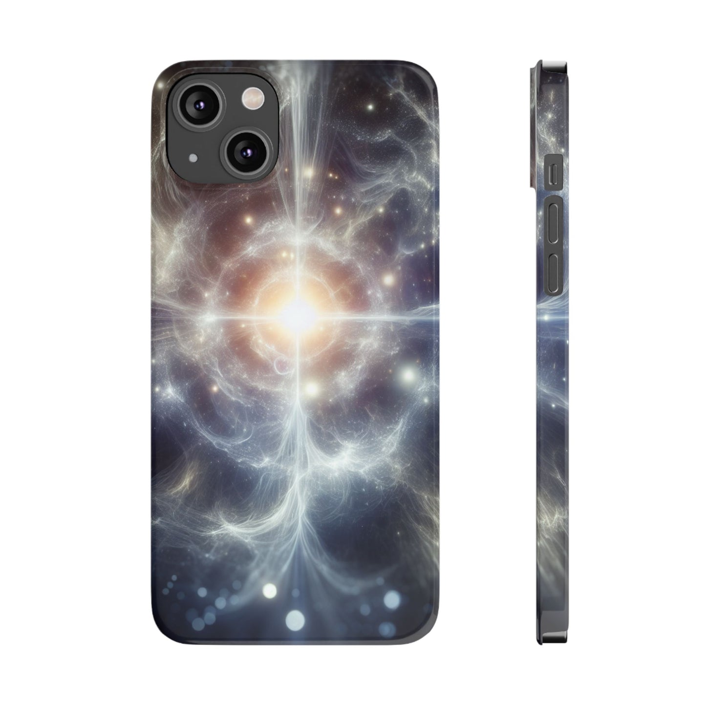 Cosmic Energy Slim Phone Case – Galaxy Design for Astronomy Lovers