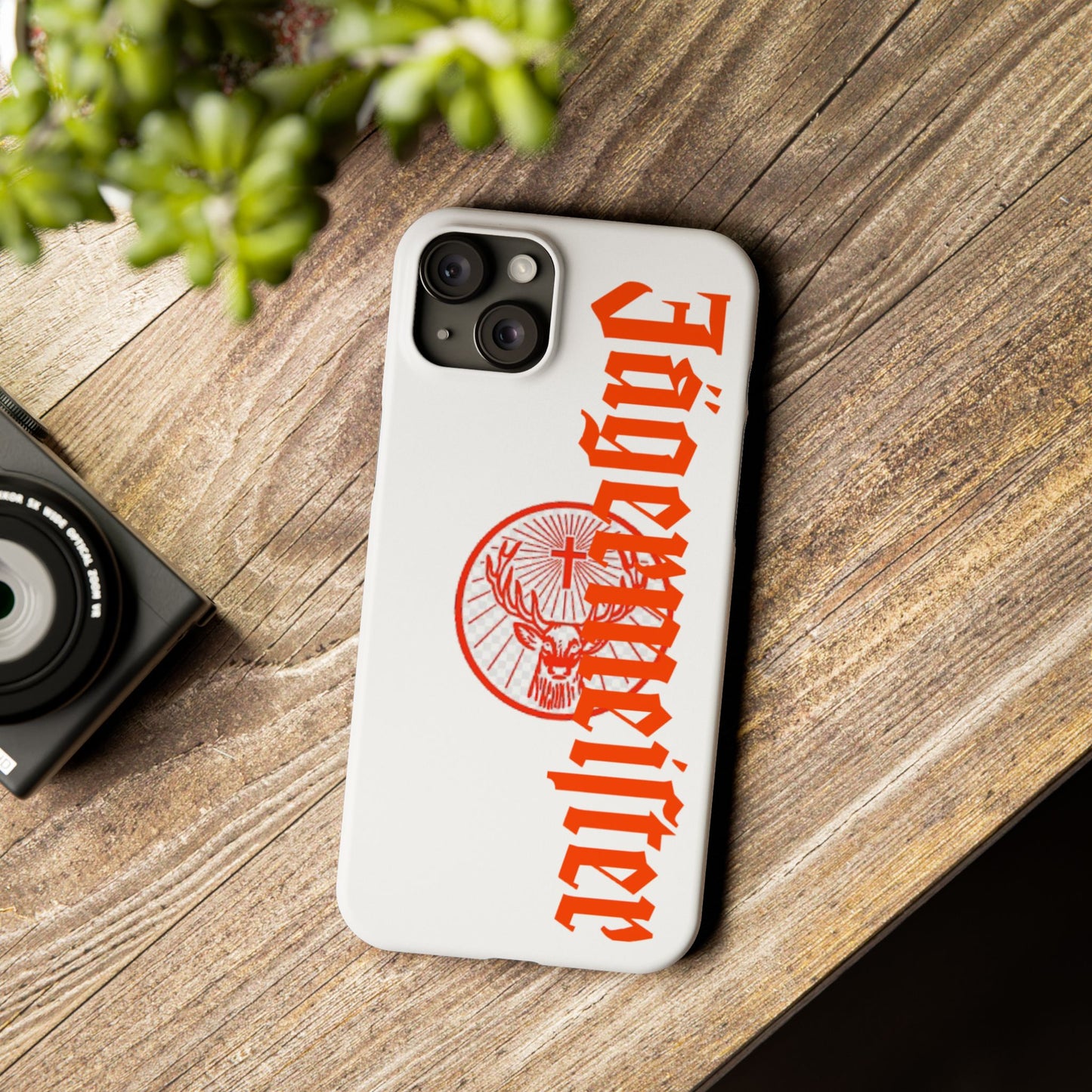 Stylish Jägermeister Slim Phone Case - Perfect for Parties & Gifting