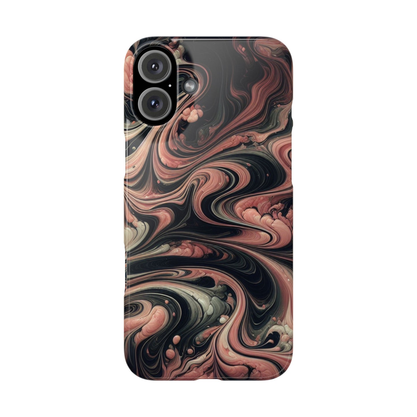 "Trending" Pink Marble design - iPhone case