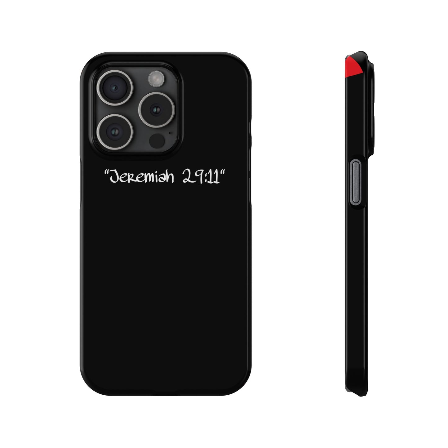 Bible verse "Jeremiah 29:11"- iPhone Case