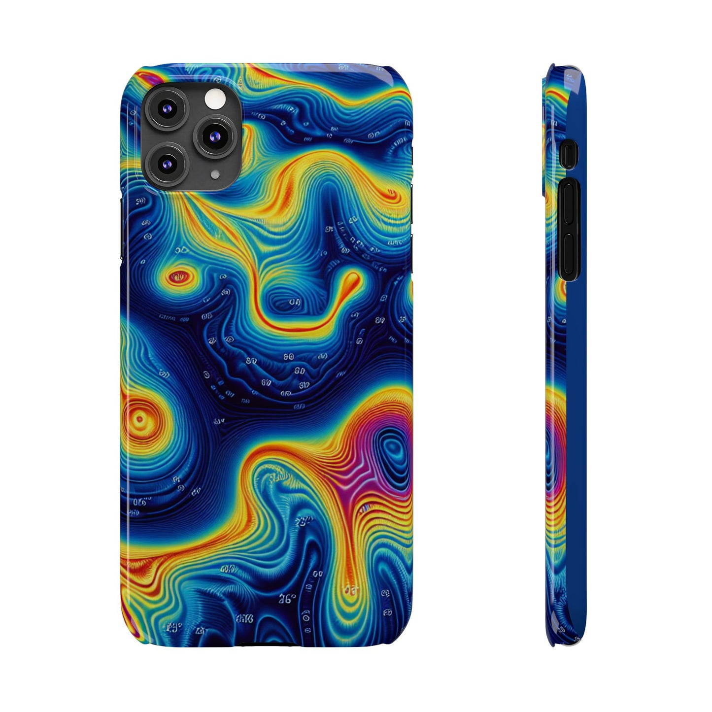 Thermal islands Phone Case - Colorful Geometric Design for Art Lovers