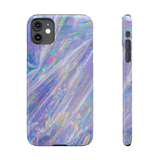 Iridescent Slim Phone Case - Holographic Design for Trendy Protection