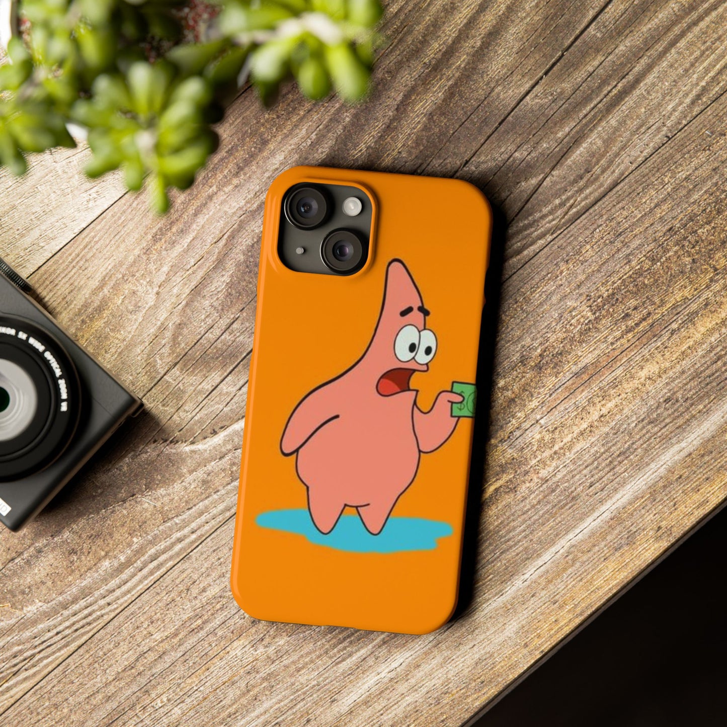 Funny Slim Phone Case with Patrick Star Design - Cute Cartoon Accessory for Phone Lovers