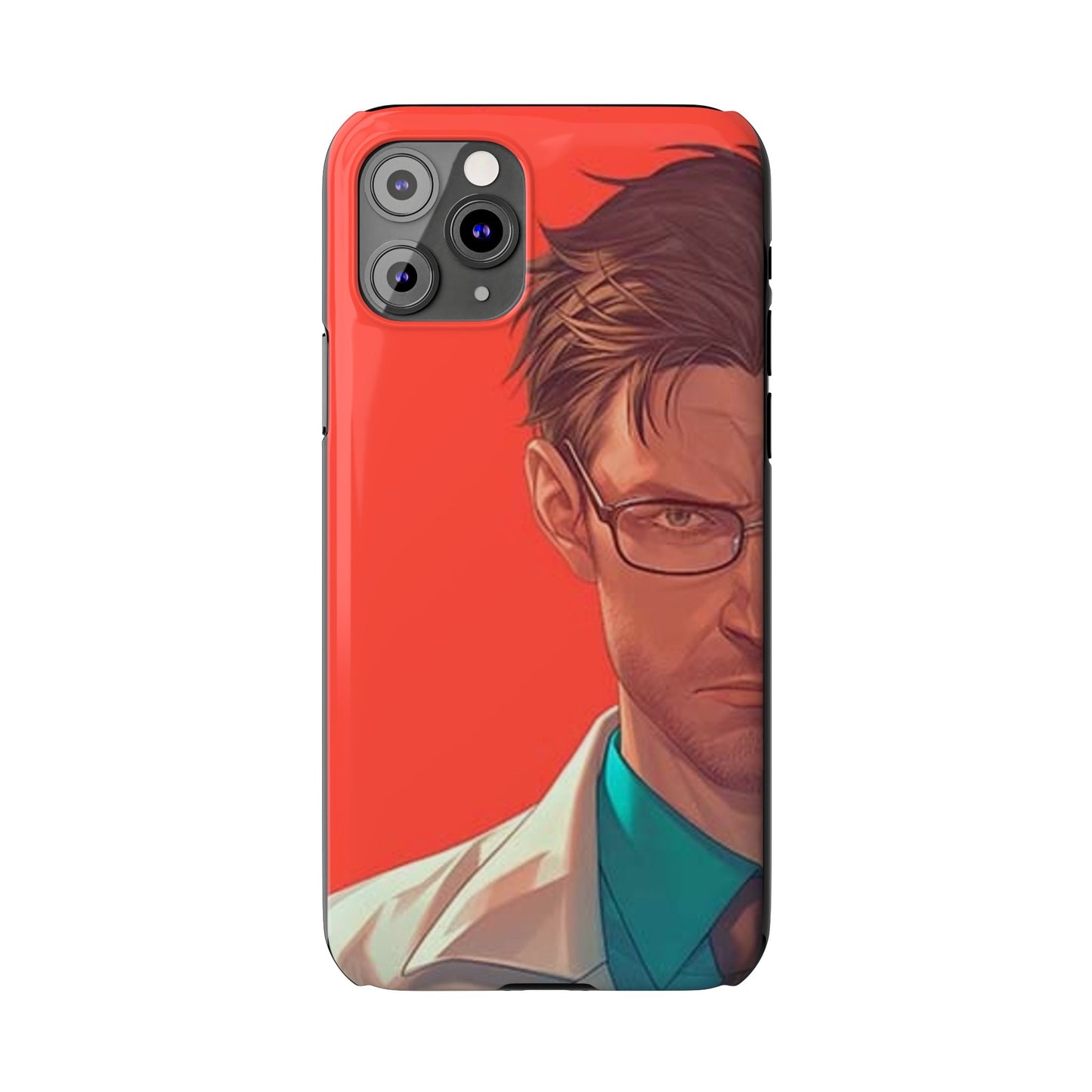 Stylish Slim Phone Case featuring Bold Artistic Design