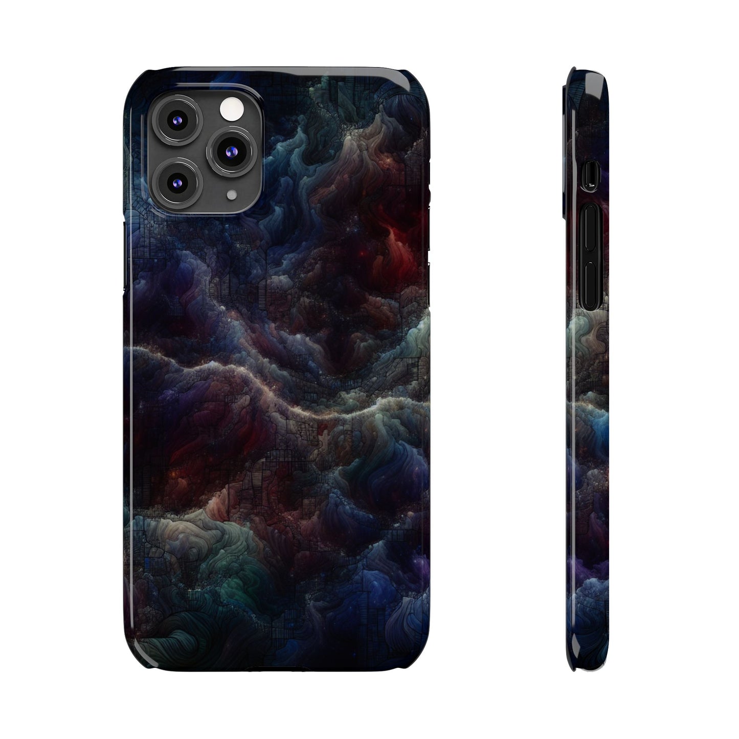 Cosmic Swirl Slim Phone Case - Protect Your Device in Style