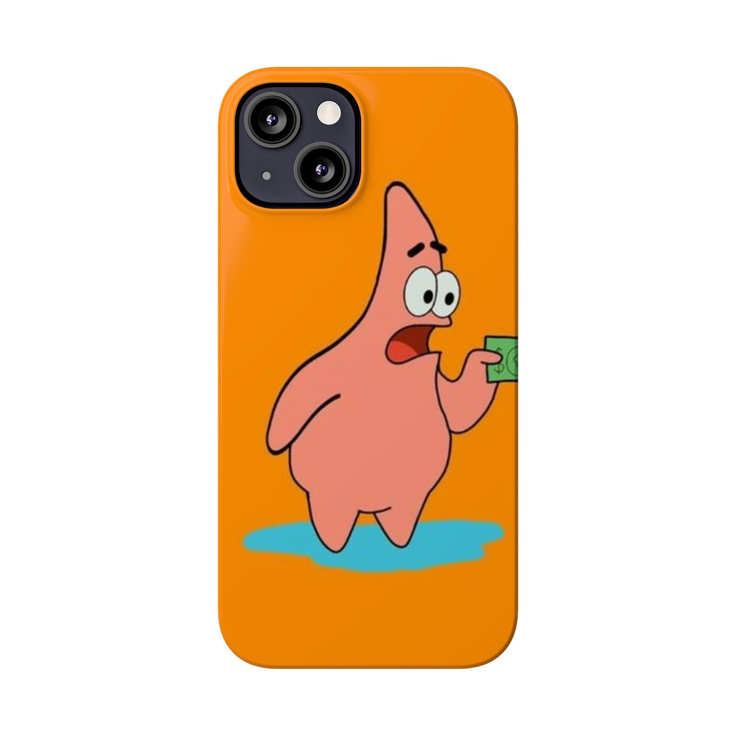 Funny Slim Phone Case with Patrick Star Design - Cute Cartoon Accessory for Phone Lovers