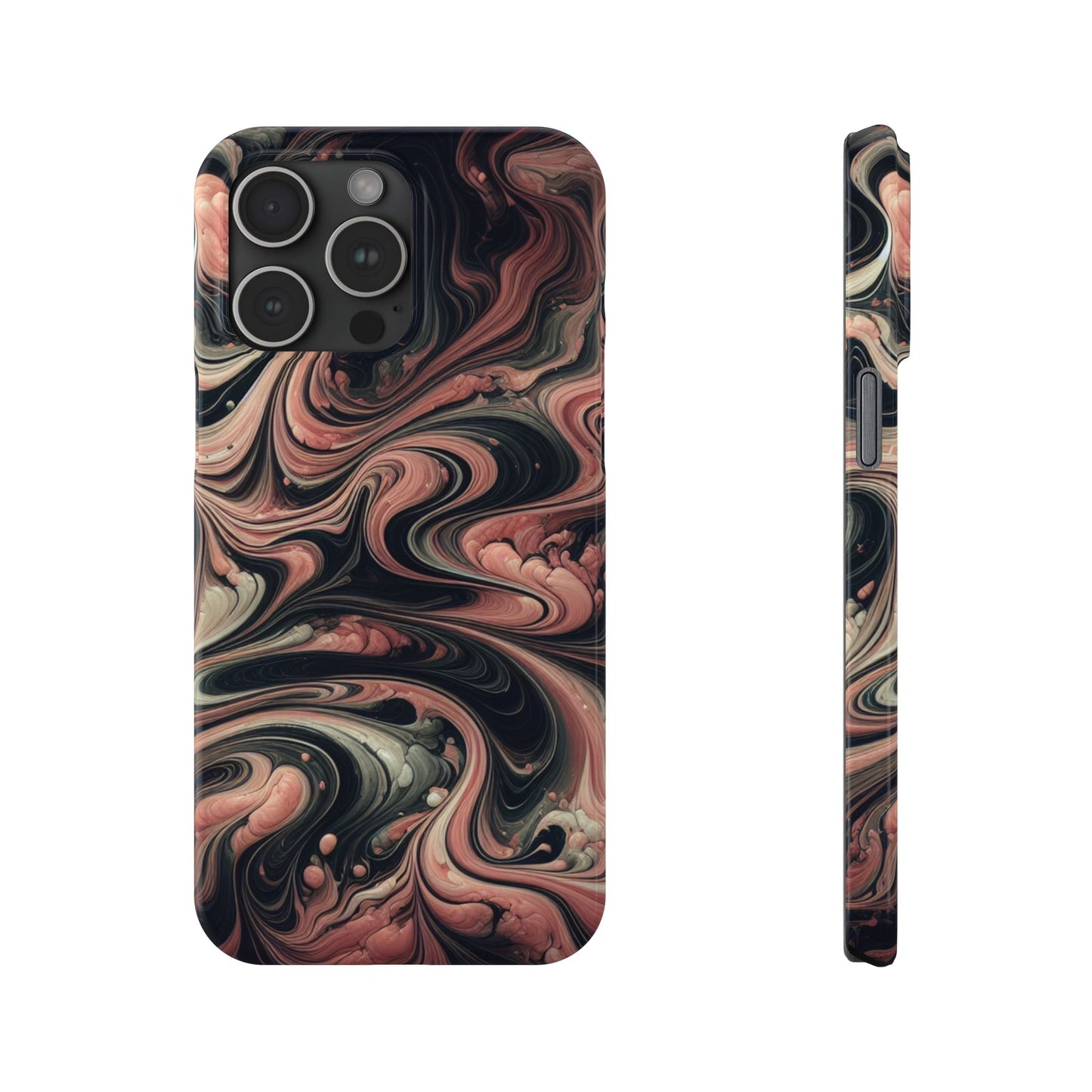 "Trending" Pink Marble design - iPhone case