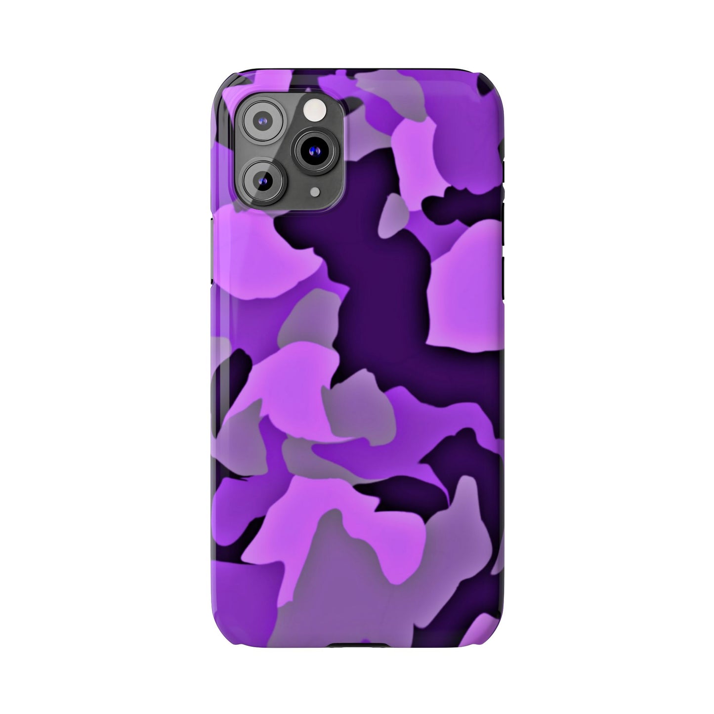 Colorful Purple Abstract Slim Phone Case - Stylish Mobile Accessory for Trendsetters