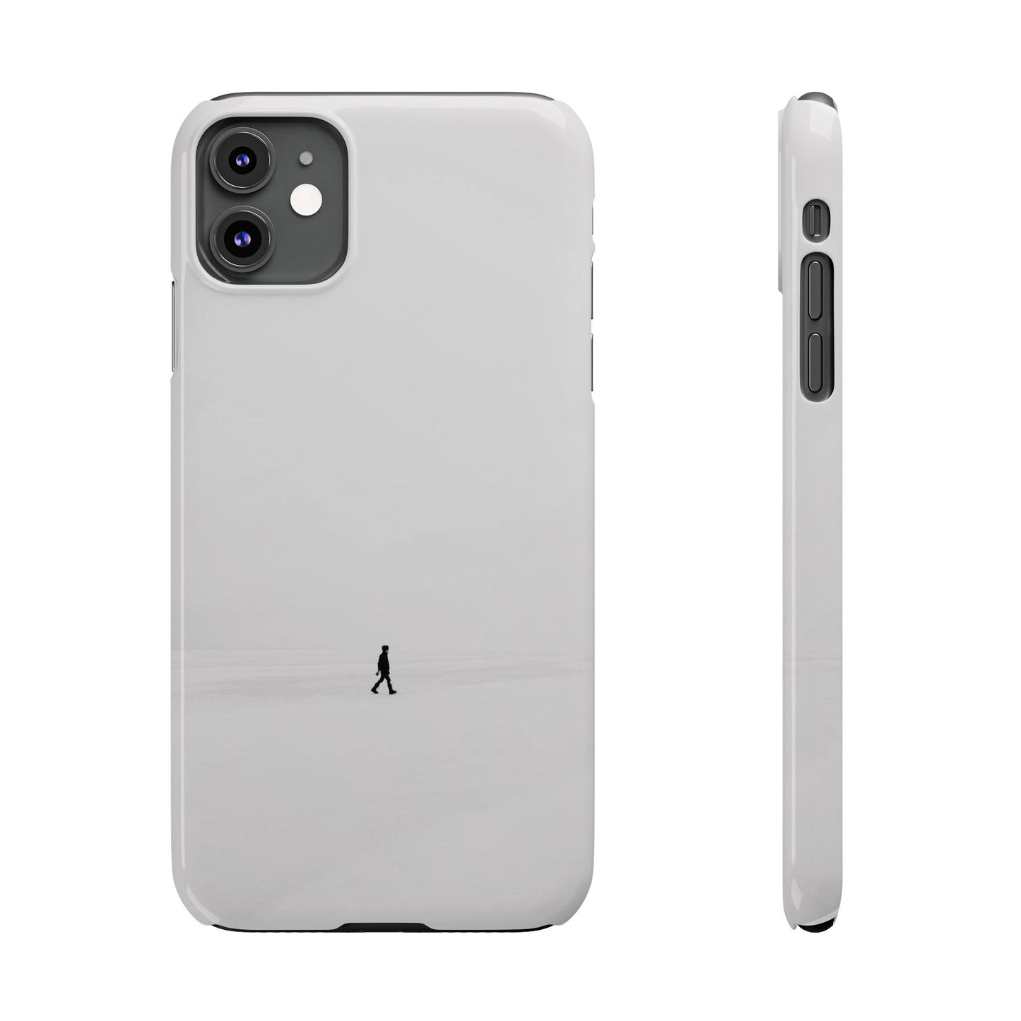 Minimalist Slim Phone Case - Serenity Walk Design