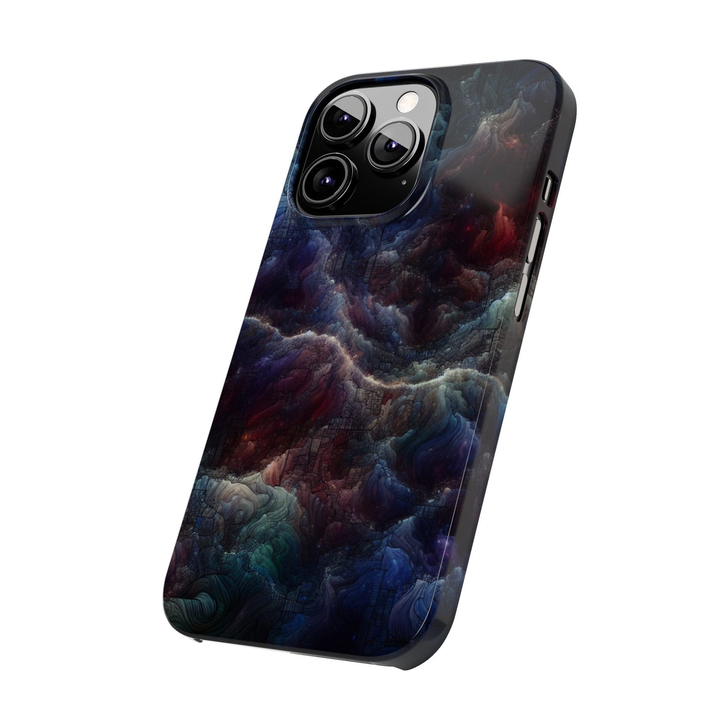 Cosmic Swirl Slim Phone Case - Protect Your Device in Style